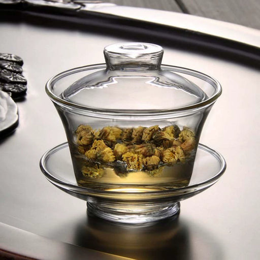 Heat-Tempered Clear Glass Gaiwan * 150 ml | Yunnan Sourcing Tea Shop
