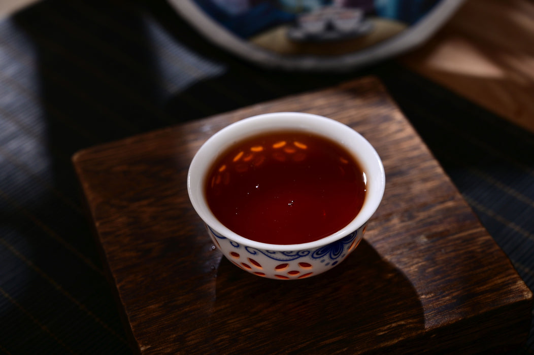 2024 Yunnan Sourcing "Ba Wang" Ripe Pu-erh Tea Cake