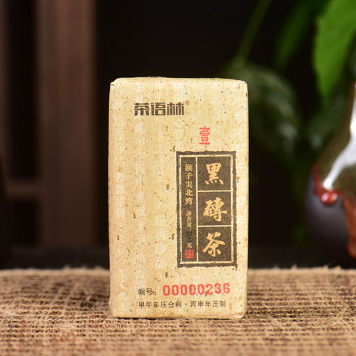 2016 Cha Yu Lin "Monkey Jian" Tian Jian Hei Cha Brick Tea | Yunnan Sourcing Tea Shop