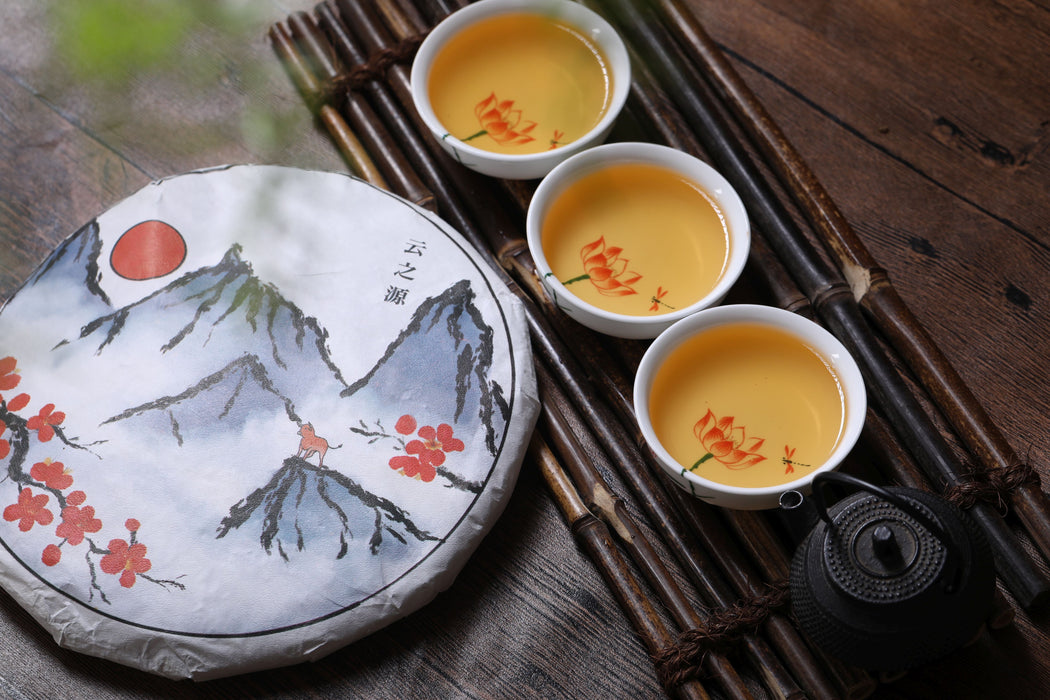 2021 Yunnan Sourcing "Qian Jia Shan" Raw Pu-erh Tea Cake