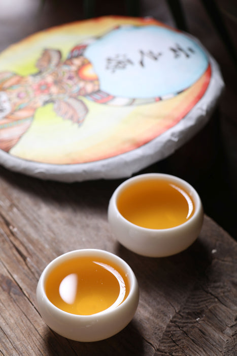 2021 Yunnan Sourcing "Ku Zhu Shan" Raw Pu-erh Tea Cake