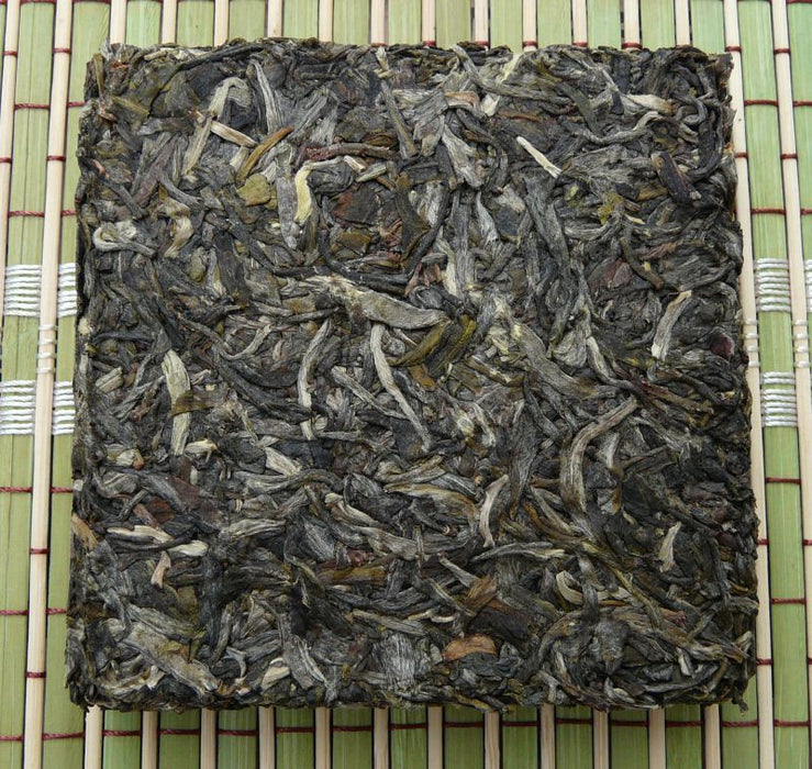 2010 Haiwan "Pu-erh Square Brick" Raw Pu-erh Tea - Yunnan Sourcing Tea Shop