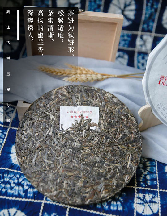 2019 Xiaguan "5 Star Banpen Gu Shu" Raw Pu-erh Tea Iron Cake