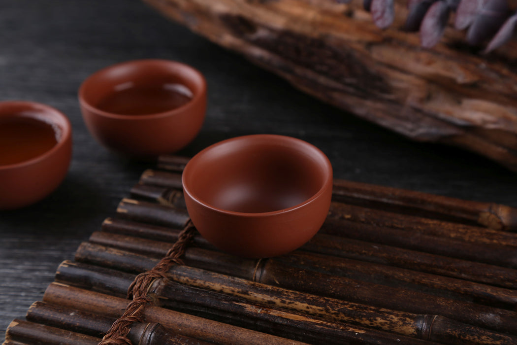 Chaozhou Red Clay Cups for Gong Fu Cha * 40ml