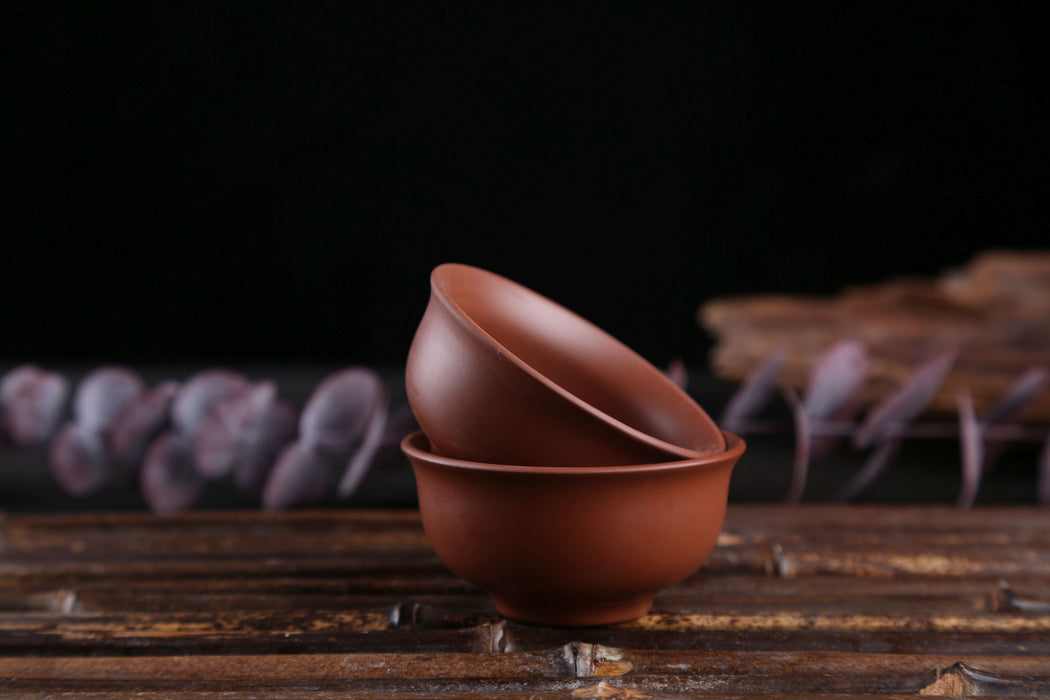 Chaozhou Red Clay Cups for Gong Fu Cha * 45ml