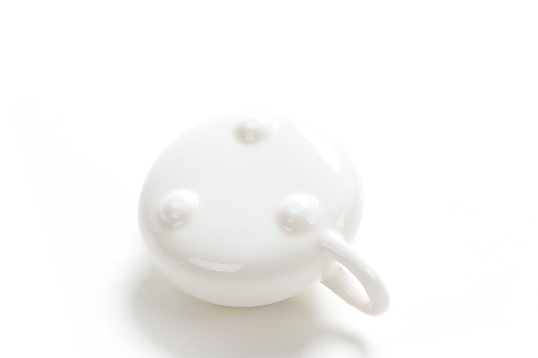 De Hua Jade Porcelain "Yu Ci" White Shi Piao Teapot * 180ml