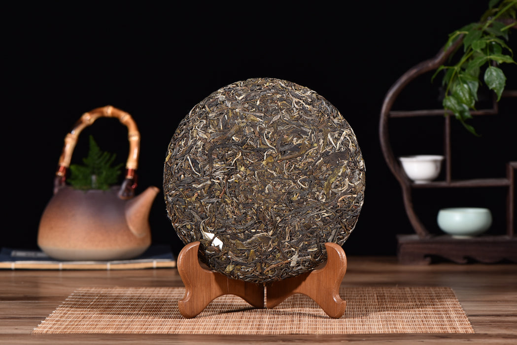 2017 Yunnan Sourcing "San He Zhai" Raw Pu-erh Tea Cake