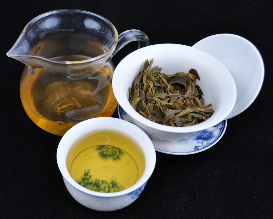 2013 Yi Shan Jiu Tai Po Raw Pu-erh tea of Jinggu