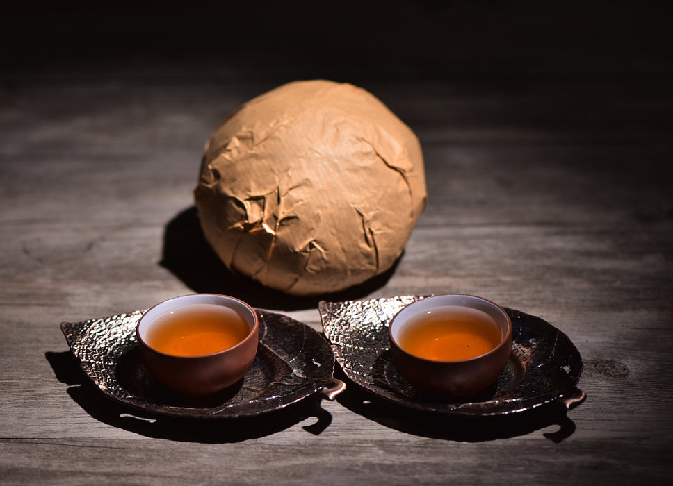 2005 Tian Fu Xiang "Menghai Ripe Tuo" Aged Pu-erh Tea