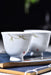 "Bamboo on White" Cups for Tea * Set of 4 - Yunnan Sourcing Tea Shop