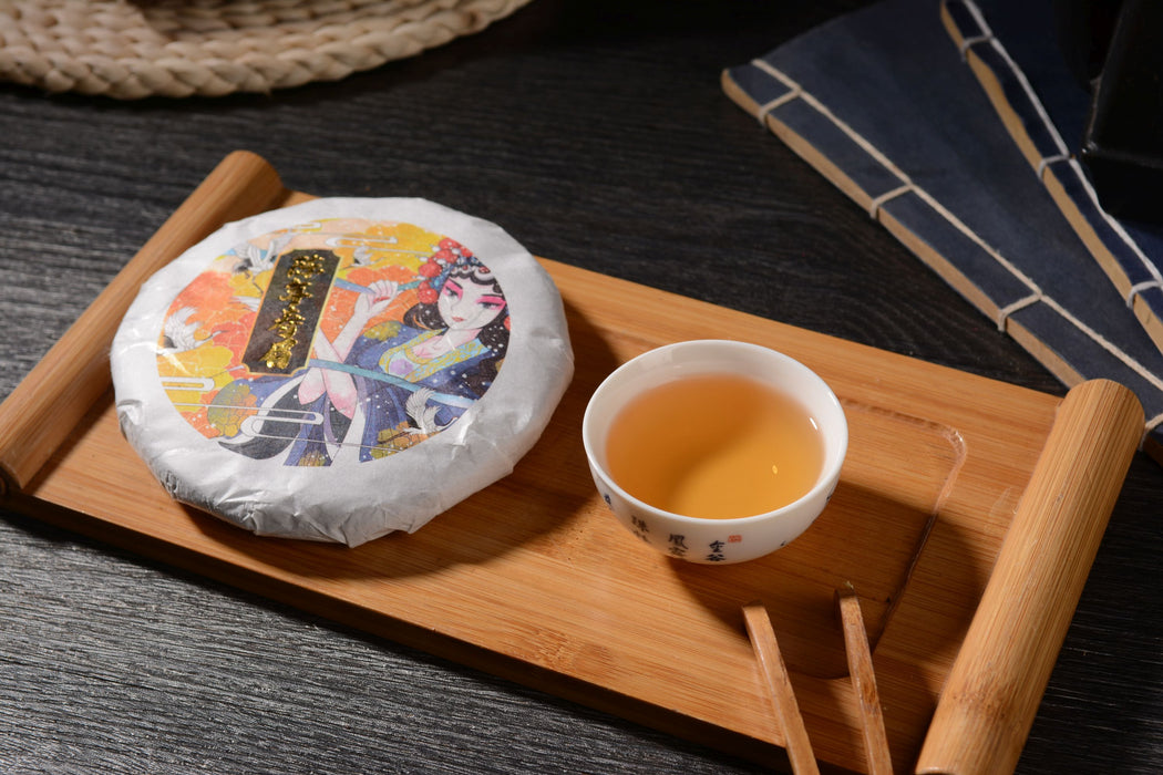 2014 "Chen Nian Shou Mei" Aged White Tea Cake of Fuding