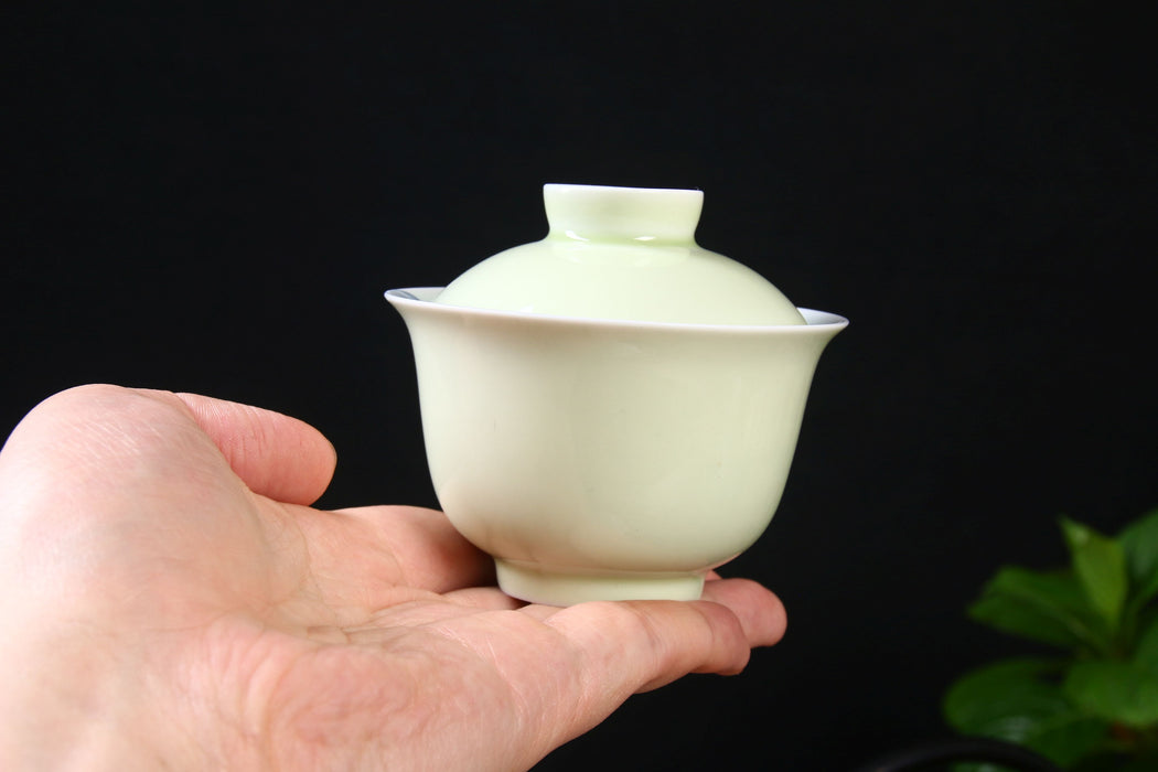 Pink and Green Pastel Gaiwan for Gong Fu Cha