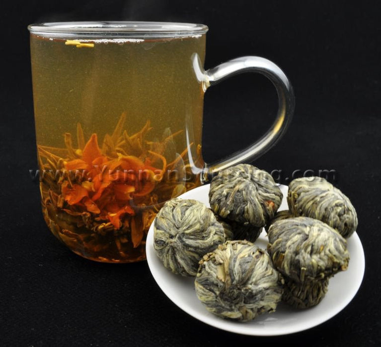 Blooming Tea Balls "Heady Fragrance" Hand Crafted Flowering Tea