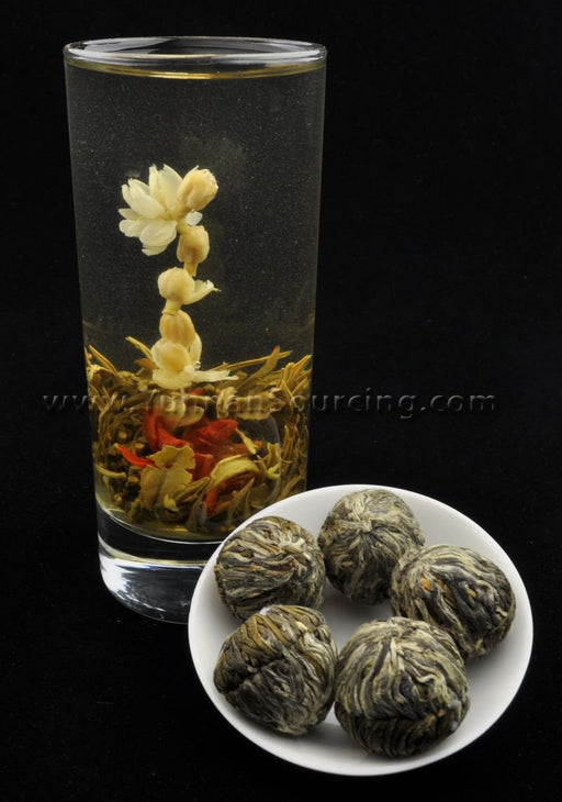 Blooming Tea Balls "Offering" Hand Crafted Flowering Tea | Yunnan Sourcing Tea Shop