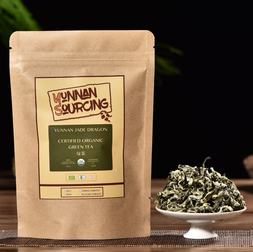 Certified Organic "Yunnan Jade Dragon" Green Tea | Yunnan Sourcing Tea Shop