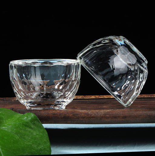 Classic Crystal Tumblers for Gong Fu Tea * Set of 2 Cups | Yunnan Sourcing Tea Shop