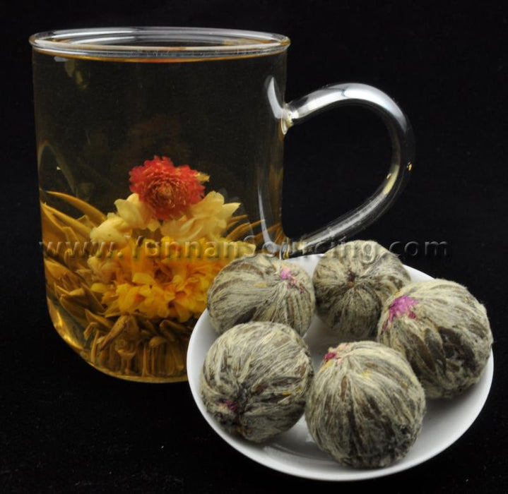 Blooming Tea Balls "Well of Wisdom" Hand Crafted Flowering Tea