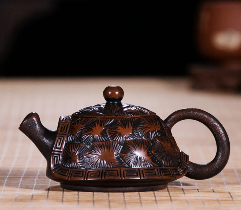 Jian Shui Clay "Turtle" Teapot by Wang Yan Ping