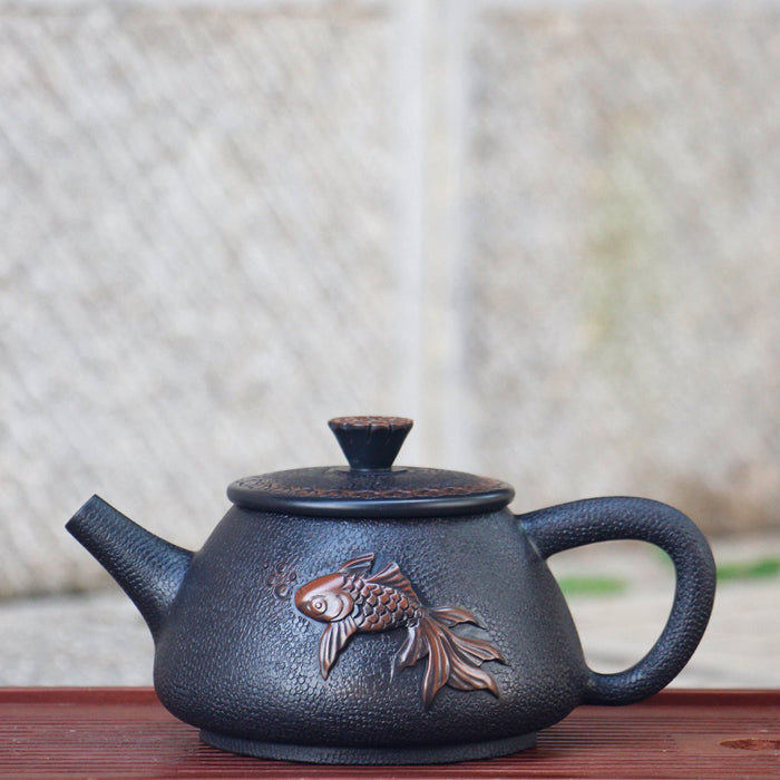 Jian Shui Clay "Ji Xiang" Teapot by Lei Xing Hua