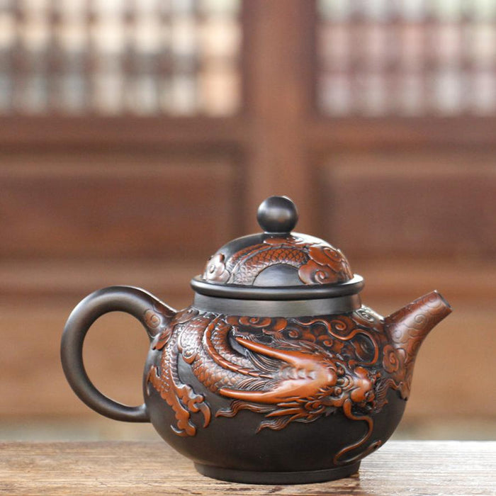 Jian Shui Clay "Dragon PH25" Teapot by Peng Fa Le