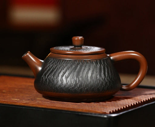 Yunnan Jianshui Purple Clay Mini Teapot (White Shipiao) — tea