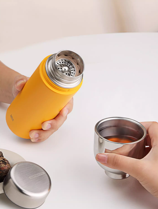 SAMA MC05 Insulated Thermal Flask with Cup for Brewing Tea