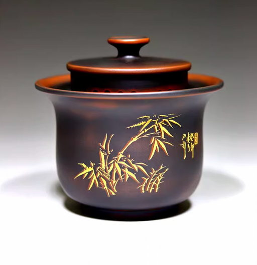 10pcs/lot Chinese tea set thicker glaze porcelain gaiwan tureen tea pot  cups new