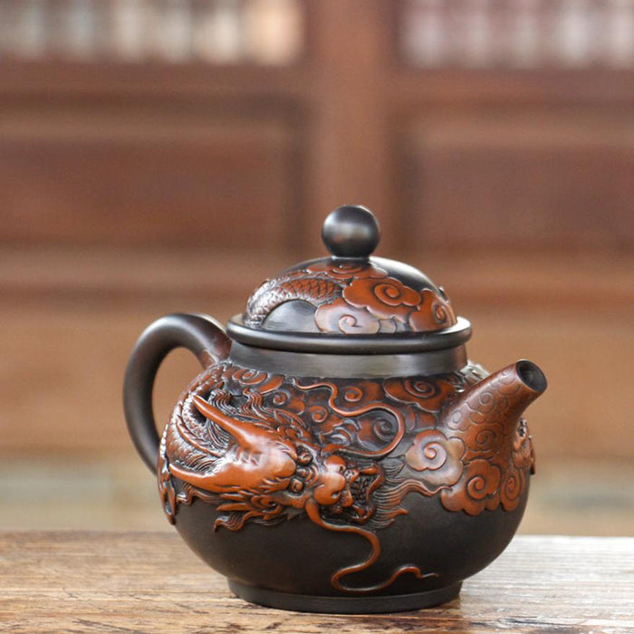 Jian Shui Clay "Dragon PH25" Teapot by Peng Fa Le