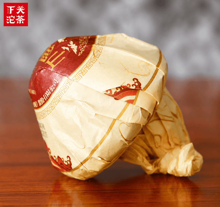 2018 Xiaguan "Ri Zhao Jin Shan" Ripe Pu-erh Tea Mushroom Tuo | Yunnan Sourcing Tea Shop