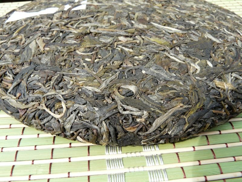 2008 Guan Zi Zai "Stone-Pressed Yi Wu" Wild Arbor tea | Yunnan Sourcing Tea Shop