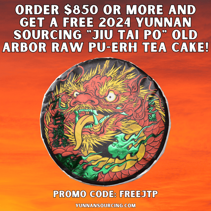 2024 Yunnan Sourcing "Jiu Tai Po" Old Arbor Raw Pu-erh Tea Cake | Yunnan Sourcing Tea Shop