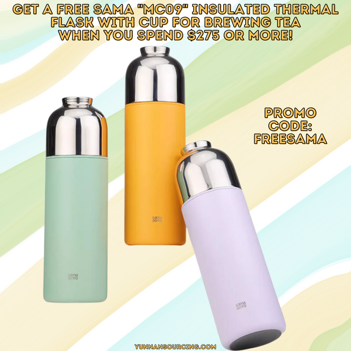 SAMA "MC09" Insulated Thermal Flask with Cup for Brewing Tea