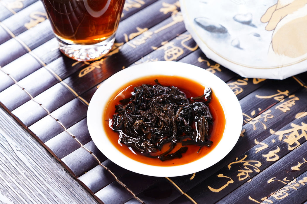 2023 Yunnan Sourcing "Mannuo Village" Ripe Pu-erh Tea Cake