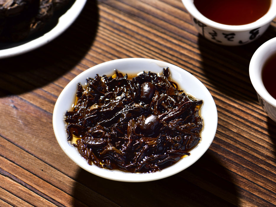 Ripe Pu-erh Tea with Coffee Beans Mini Cakes