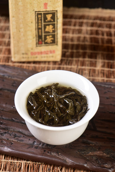 2016 Cha Yu Lin "Monkey Jian" Tian Jian Hei Cha Brick Tea