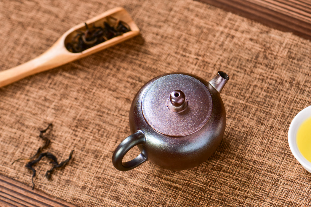 Jian Shui Clay "Five Color Clay" Wood-Fire Kiln Teapot by Er Bu Tao