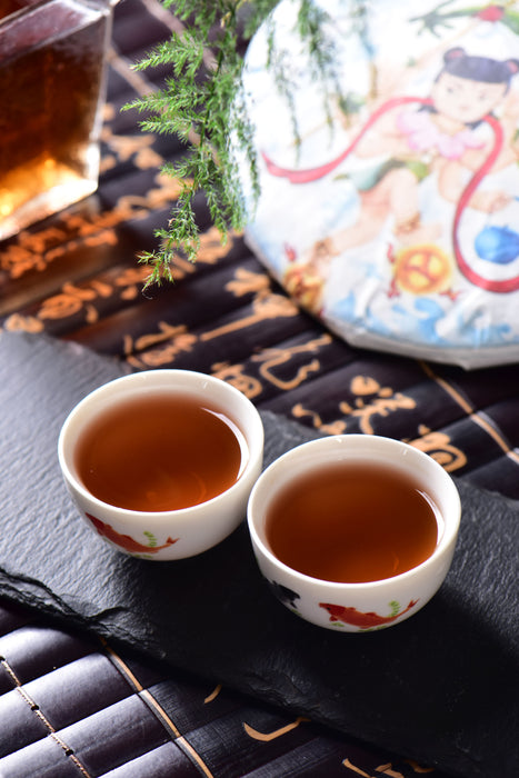 2024 Yunnan Sourcing "Subduer of Dragons" Ripe Raw Pu-erh Tea Cake