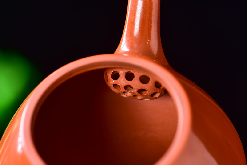 Jian Shui Clay "Red Shi Piao" Teapot by Wang Jianguo