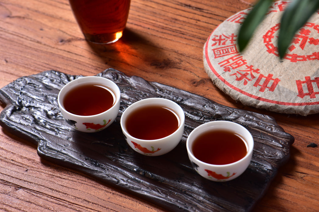 1999 CNNP Da Hong Yin Raw Pu-erh Tea Cake