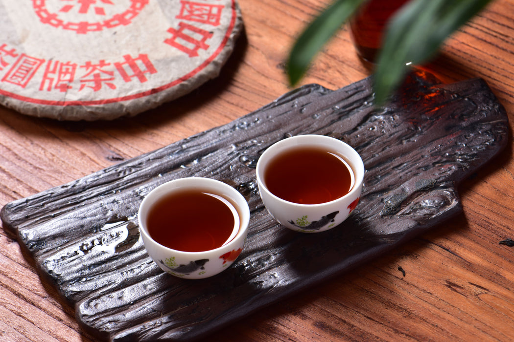 1999 CNNP Da Hong Yin Raw Pu-erh Tea Cake