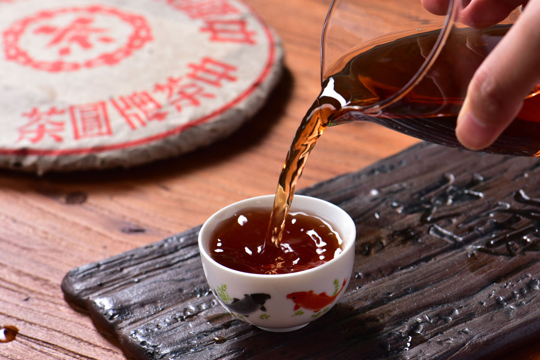 1999 CNNP Da Hong Yin Raw Pu-erh Tea Cake