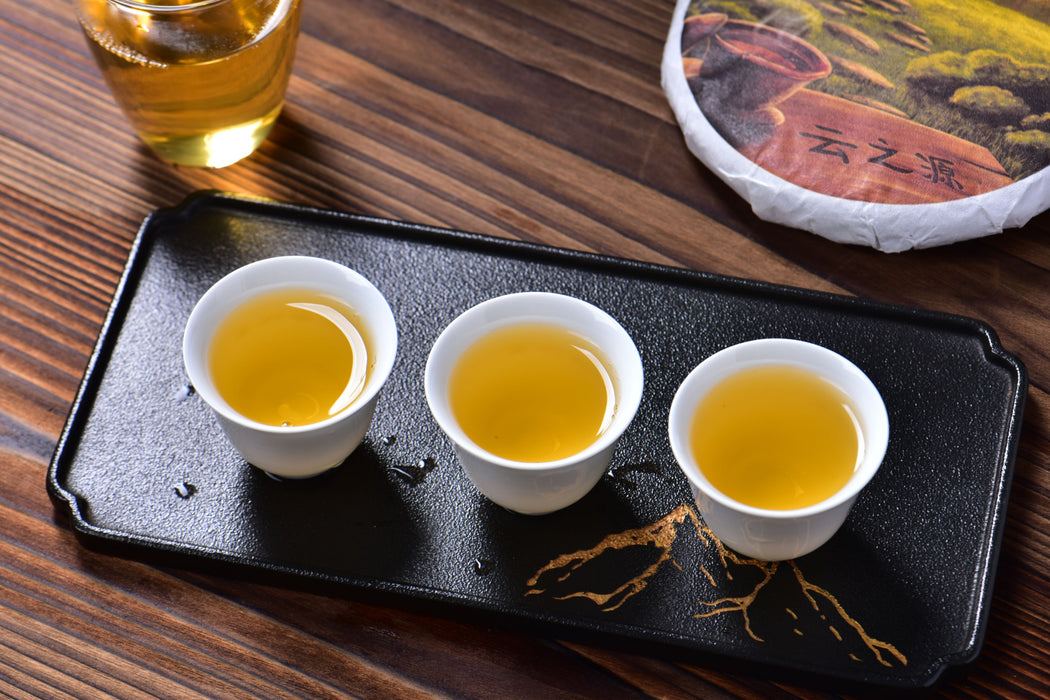 2026 Yunnan Sourcing "Jinggu Ye Sheng Cha" Wild Tree Purple Tea Cake