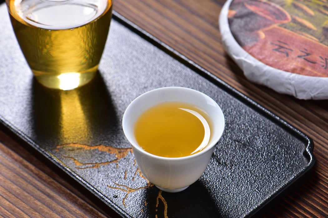 2026 Yunnan Sourcing "Jinggu Ye Sheng Cha" Wild Tree Purple Tea Cake