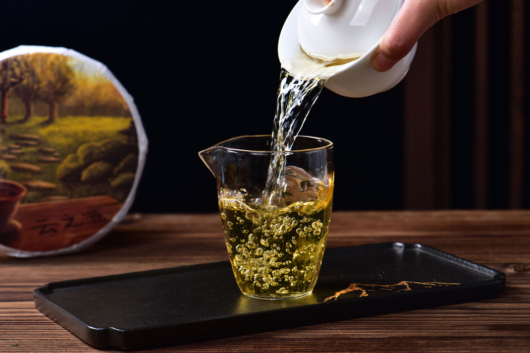 2026 Yunnan Sourcing "Jinggu Ye Sheng Cha" Wild Tree Purple Tea Cake