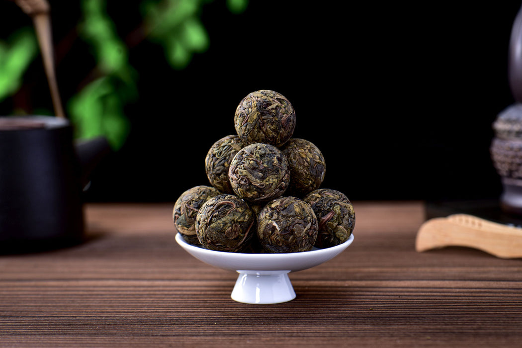2023 Yunnan Sourcing "Spring Morning" Raw Pu-erh Tea Dragon Balls | Yunnan Sourcing Tea Shop