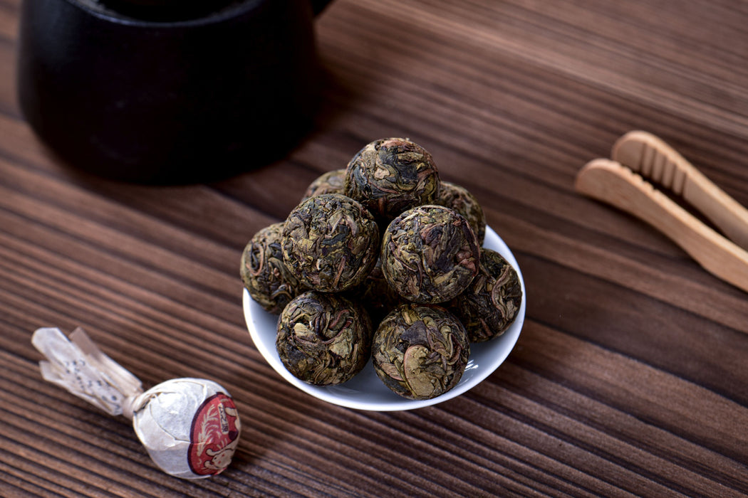 2023 Yunnan Sourcing "Spring Morning" Raw Pu-erh Tea Dragon Balls | Yunnan Sourcing Tea Shop