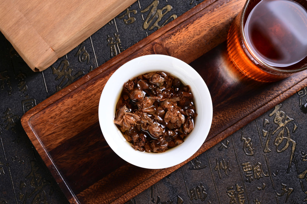 Old Tree "Aged Cha Hua" Tea Flowers Brick | Yunnan Sourcing Tea Shop