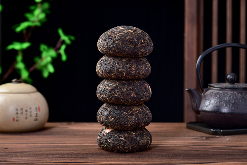 2003 Nan Jian Tu Lin "Bamboo Wrapped" Raw Pu-erh Tea Tuo | Yunnan Sourcing Tea Shop