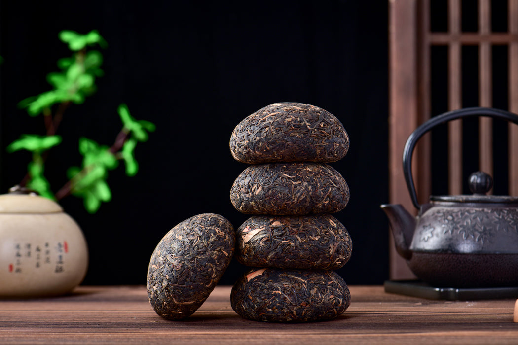 2003 Nan Jian Tu Lin "Bamboo Wrapped" Raw Pu-erh Tea Tuo | Yunnan Sourcing Tea Shop