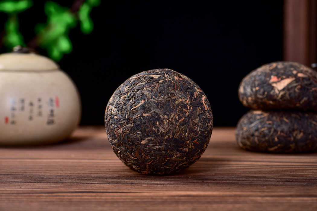 2003 Nan Jian Tu Lin "Bamboo Wrapped" Raw Pu-erh Tea Tuo | Yunnan Sourcing Tea Shop